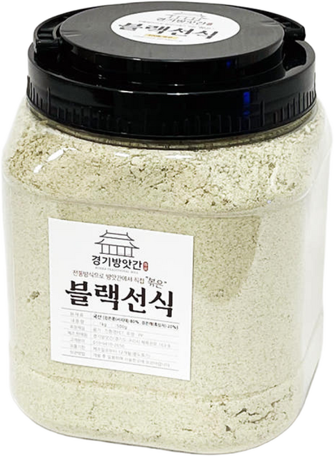 경기방앗간 국산 볶은 블랙선식, 1kg, 1개