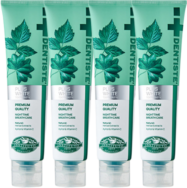 e세상 덴티스테 플러스화이트 튜브60g100g160g택1 치약, 60g, 4개