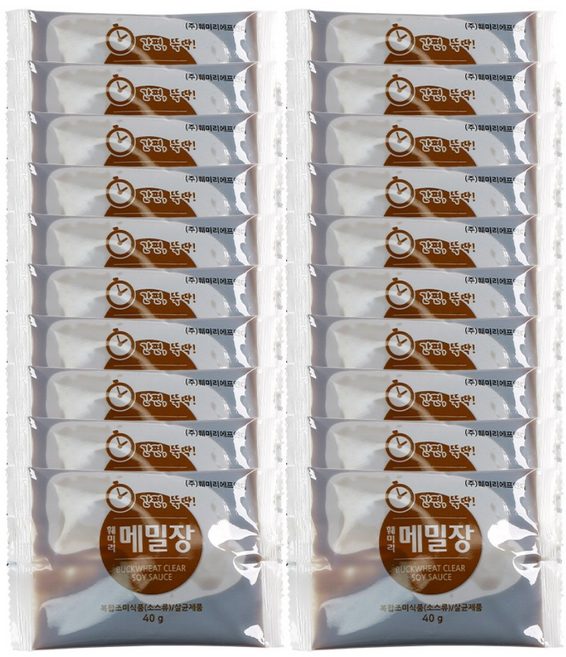 소소락 메밀장국, 20개, 40g
