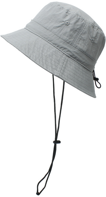 여성 남자 등산모자 캠핑모자 버킷햇 벙거지모자, 라이트그레이