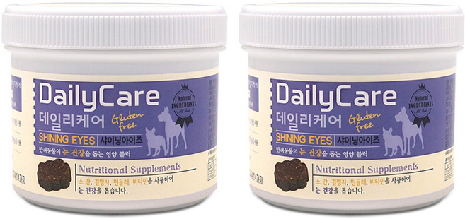 데일리케어 강아지 영양제, 180g, 눈물개선/눈건강, 2개