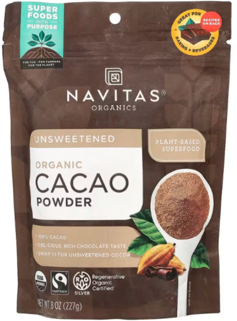Navitas 나비타스 카카오 닙스 227g 식물성 원료 슈퍼푸드 코코아 Cacao Nibs, 227g 1개, 1개