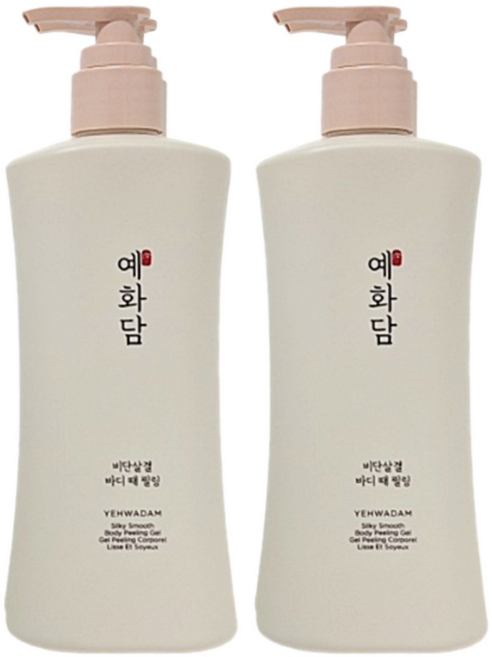 예화담 비단살결 바디 때 필링, 500ml, 2개