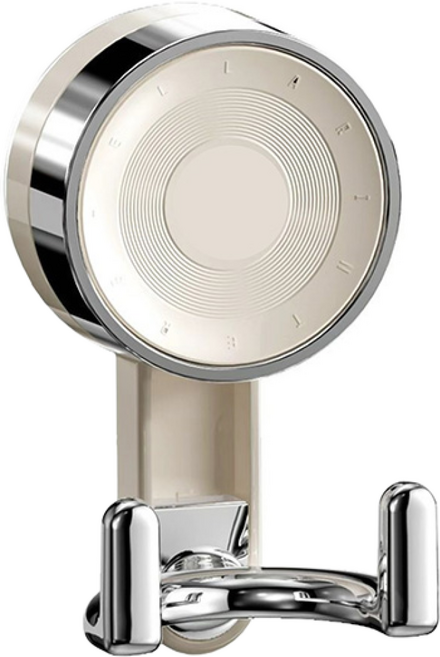 무타공 걸이 압착 후크 다용도 초강력 최신 흡착식 걸이형 후크, 아이보리, 1개