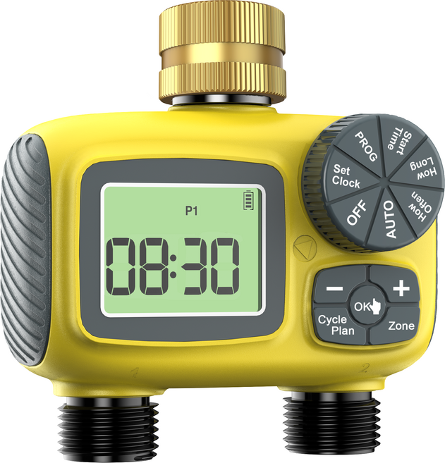 스마트 자동 물주기 관수 타이머 야외 정원 식물 급수타이머 관개 시스템, YZD02-T, 1개