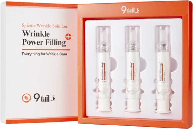 9tails 링클파워필링 주사기형 3개입, 1개, 18g - 쿠팡
