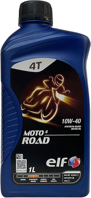 엘프 모토4 로드 10W40 1L 4행정 오토바이 합성엔진오일, 1개, 엘프 모토4로드