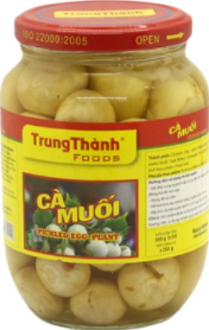 베트남 가지피클 절임 CA MUOI, 500g, 12개