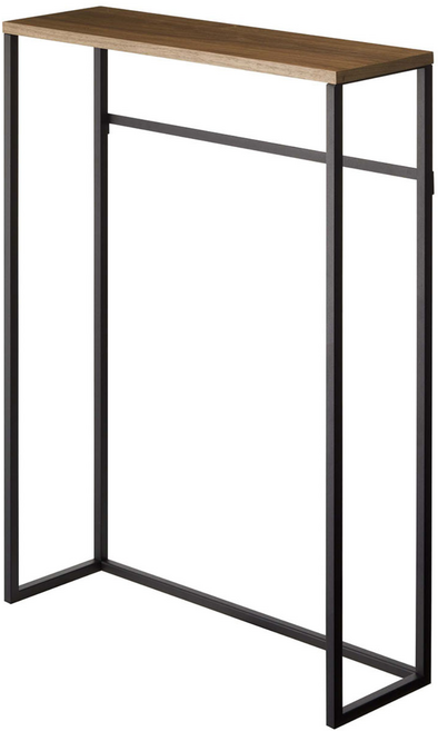 야마자키실업 다용도 콘솔 테이블 틈새 테이블 타워 5164/5165, 블랙