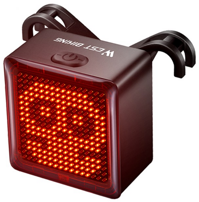 시그니처베이지 C타입 자전거 후미등 YPZ461, 1개, 레드