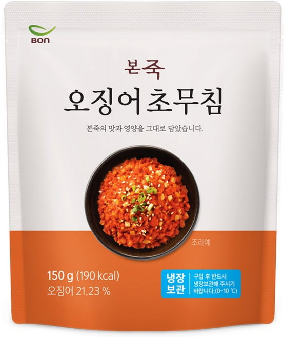 본죽 [본죽] 오징어초무침 150g, 1개