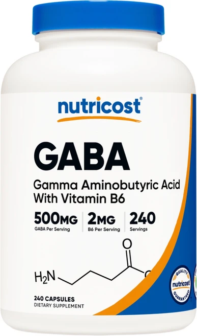 뉴트리코스트 가바 비타민 B6 500mg 캡슐, 1개, 240정 - 쿠팡