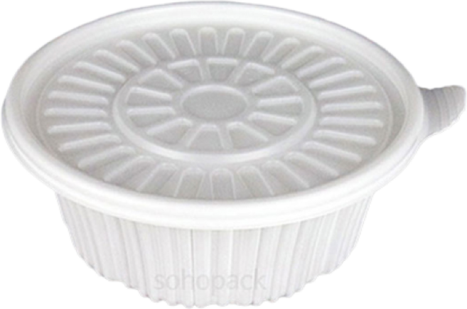 고밀폐 215파이 마라탕용기 소(1900ml) / 백색 200set, 1개, 200세트