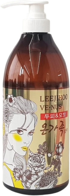 이지후비너스 천연 온가족샴푸(천연계면활성제천연향료전문가개발샴푸)펌프일체형, 1개, 1L