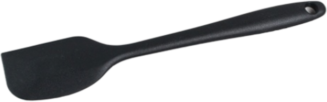 실리콘 통주걱 소 블랙 21cm 젓기용, 1개