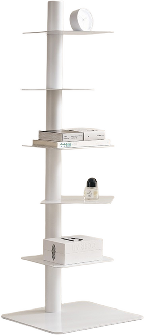 핀란디아 엘라인 스탠딩 6단 북선반, 화이트