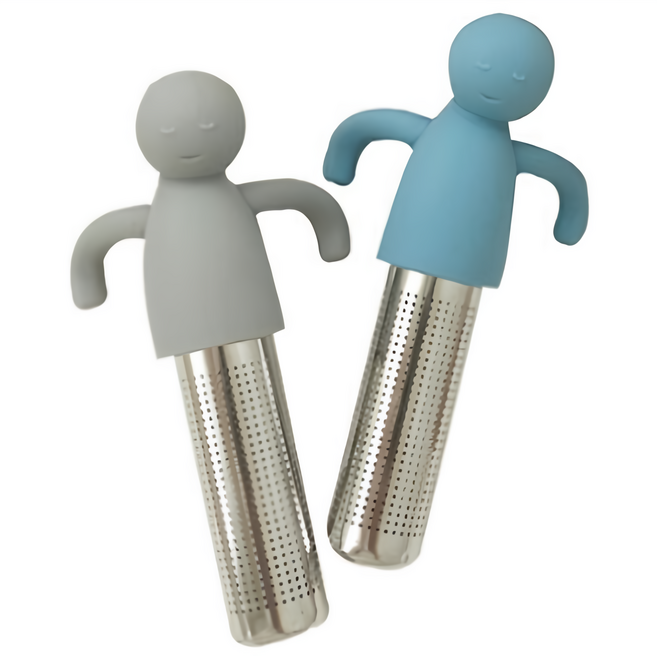 코지테일러 실리콘 휴먼인퓨저 그레이+블루 세트 2p, 1세트