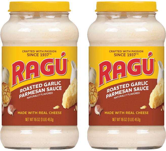 Ragu 烤大蒜帕爾馬干酪醬, 453g, 2罐