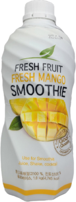 청솔 후레쉬 망고 스무디 음료베이스, 1.8kg, 1개