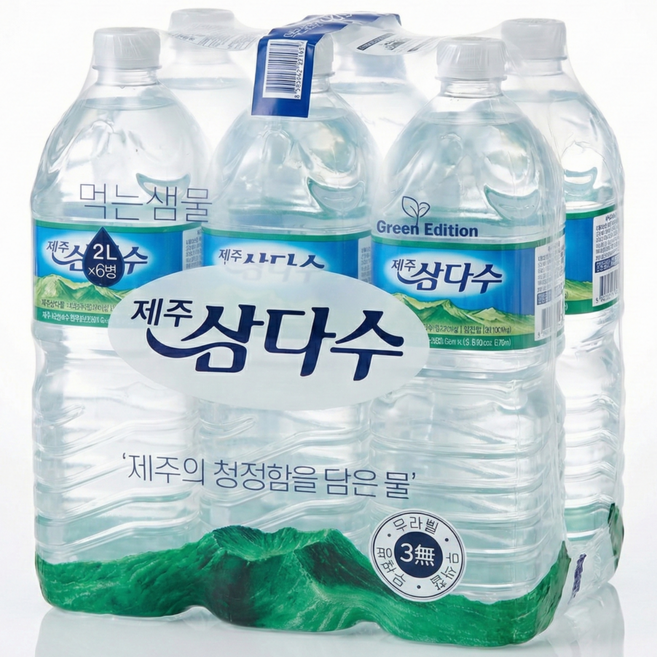 제주 삼다수 500ml X 80병(유/무라벨 랜덤배송), 24개, 2L