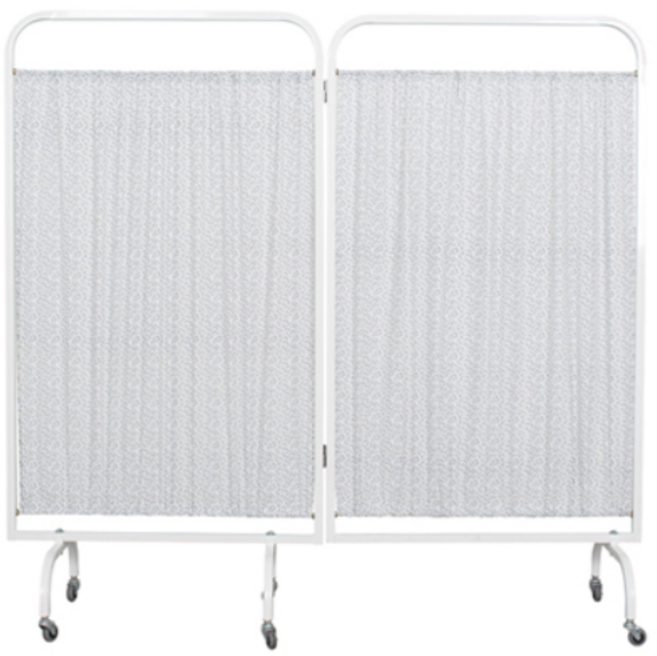 영남베드앤메디칼 이동식 철제 2단 일반파티션 YB-S202, 혼합색상