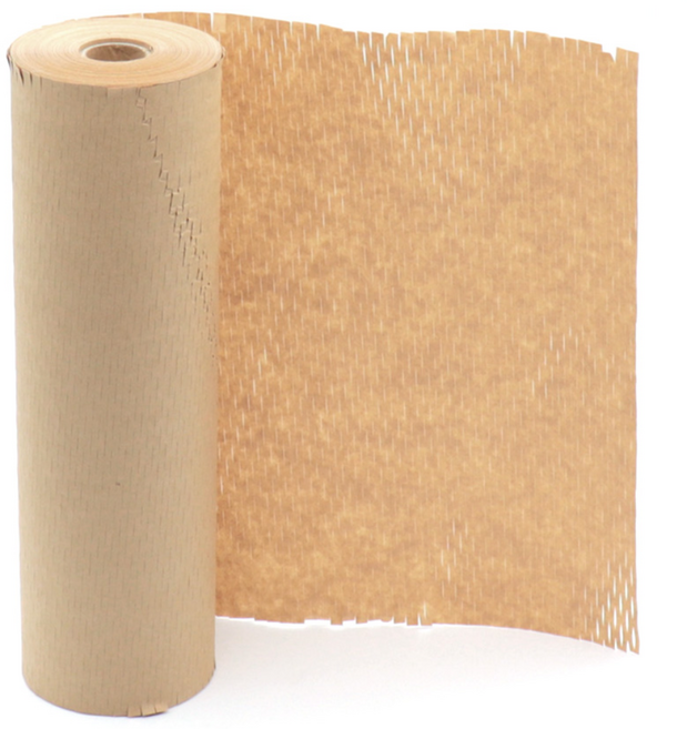 휴크래프트 버블 종이 완충재 종이 완충 포장지 크라프트 뽁뽁이, 1개