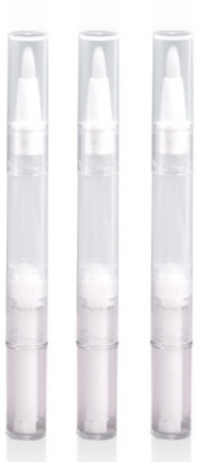 임시 5p 큐티클 오일펜 공병 3ml 펜타입 브러쉬, 5개