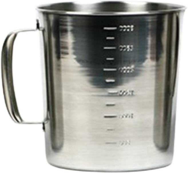 스텐비커 눈금 계량컵 3L, 1개, 스텐