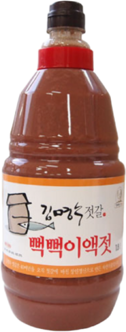 김명수젓갈 명인 3년 숙성 프리미엄 뻑뻑이액젓, 1개, 1.8L