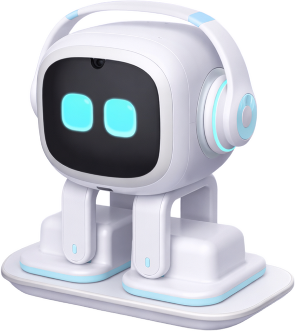[공식판매처] EMO 화이트 로봇 이모 AI 챗GPT 반려로봇 관부가세포함, EMO (기본패키지), 1개