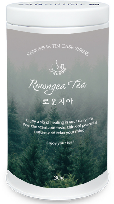 산그리메 국내산 로운지아 20티백 틴케이스 수국 현미 블렌딩티 고급선물용, 1개, 20개입, 2g