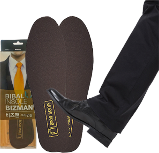 얇은 남자 구두 깔창 '비즈맨' 발냄새 예방 깔창