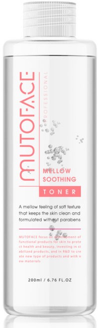 뮤토페이스 피부과 무알콜 스킨토너 멜로우 수딩 토너 200ml, 1개