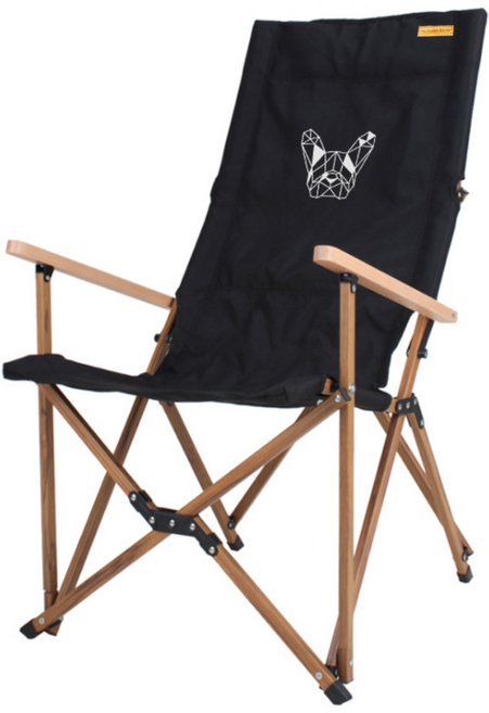 매드독캠프 노바 롱 릴렉스 체어 캠핑의자 MAD-63C 블랙, 1개