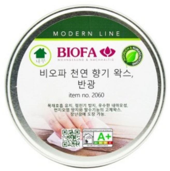 비오파 향기 고체왁스 반광 40g 2060 천연 목재마감용 천연향 왁스코팅제, 1개