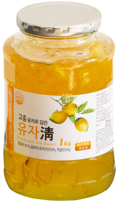 딜리프 고흥유자로 담은 유자청, 1kg, 1개입, 1개