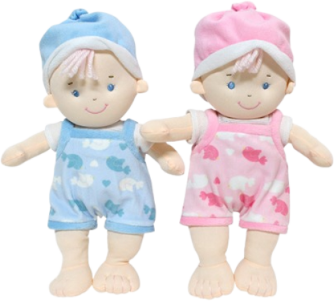 [캐스B] 플레이 보들 블루핑크 인형(1742) 봉제사람 아기인형 엄마놀이 역할놀이