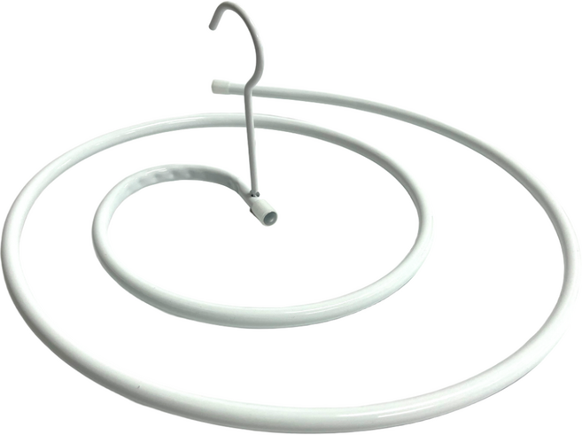 로이홈 이불 원형 옷걸이 건조대, 화이트