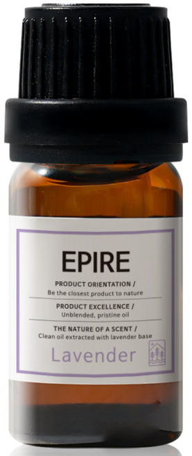 에피레 천연 아로마 에센셜 오일 원액 100%, 1개, 10ml, 라벤더