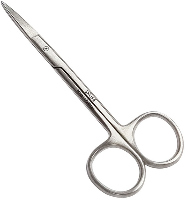 SHUFA 슈파 아이리스시저 11cm 안과가위 (미세부위절개 /봉합사제거 / Iris Scissors), 1개, 1. 슈파 안과가위 직