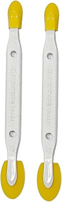 퀵마켓 실리콘 소형 양날 헤라 세트(33사이즈), 2개