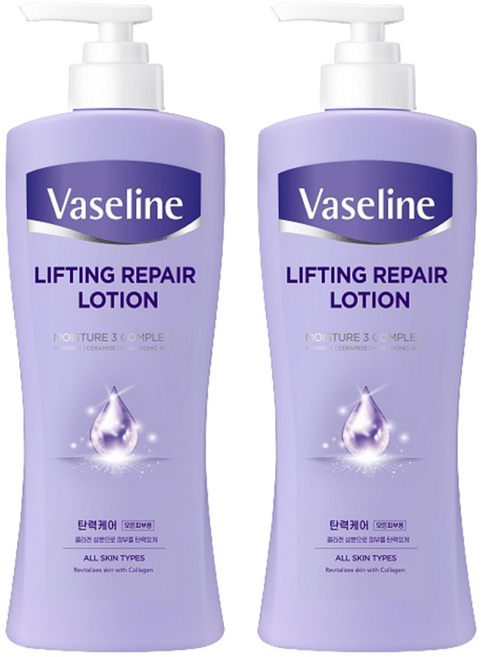 애경바세린 리프팅 리페어 바디로션, 450ml, 2개
