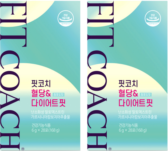 핏코치 혈당&다이어트 핏 가르시니아캄보지아추출물 혈당다이어트 (소비기한: 2026-07-17), 2개, 28회분