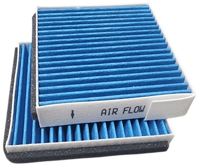 4세대쏘렌토MQ4 (6/7인승) 후면 에어컨필터 리어 트렁크 공기청정필터, 1세트