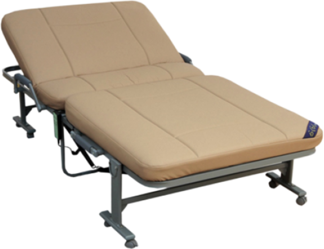 라꾸라꾸침대 접이식침대 전동라꾸라꾸8 인조가죽(매트커버) 전동식(리모콘 각도조절) 슈퍼싱글 CBK_008 라꾸라꾸 1인용 전동침대 간이침대 라쿠라쿠, 베이지계통 갈색(인조가죽), 전동라꾸라꾸침대8 CBK__008