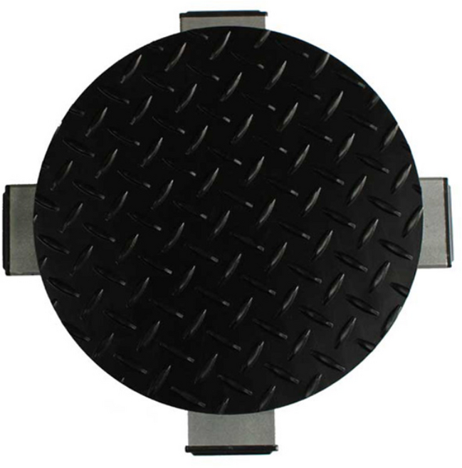 철재 트위스트 원반 허리돌리기 운동기구 헬스용품, 그레이