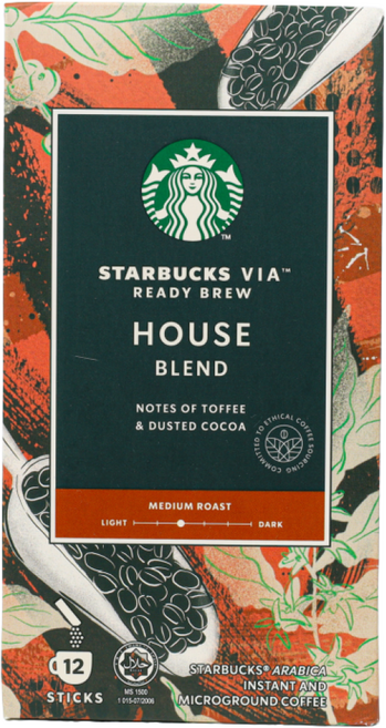 스타벅스 비아 하우스 블렌드, 1개, 12개입