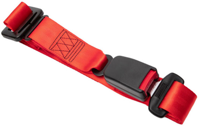 인밸 차량 임산부 안전벨트 클립 자동차 안전보조 후크, 1개, 레드