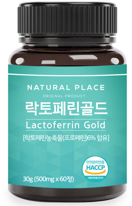 내추럴플레이스 락토페린 골드 30g, 60정, 3개