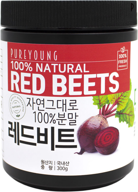 퓨어영 국산 비트가루 300g 분말 제주산, 1개